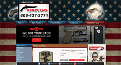 Desktop Screenshot of essentialshootingsupplies.com